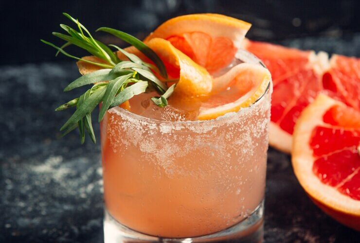 Cinnamon Grapefruit Cocktails