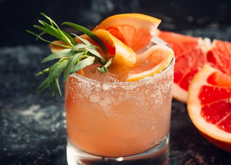 Cinnamon Grapefruit Cocktails