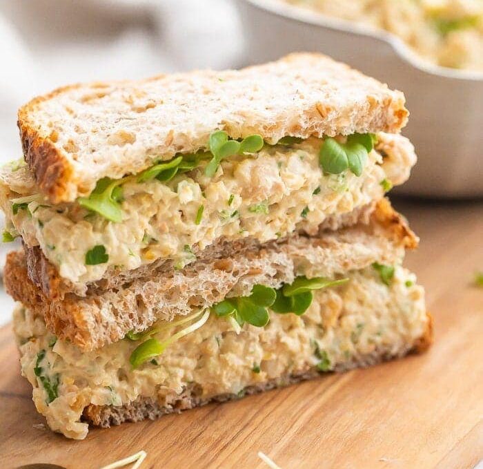 Delicious Chickpea Salad Sandwich