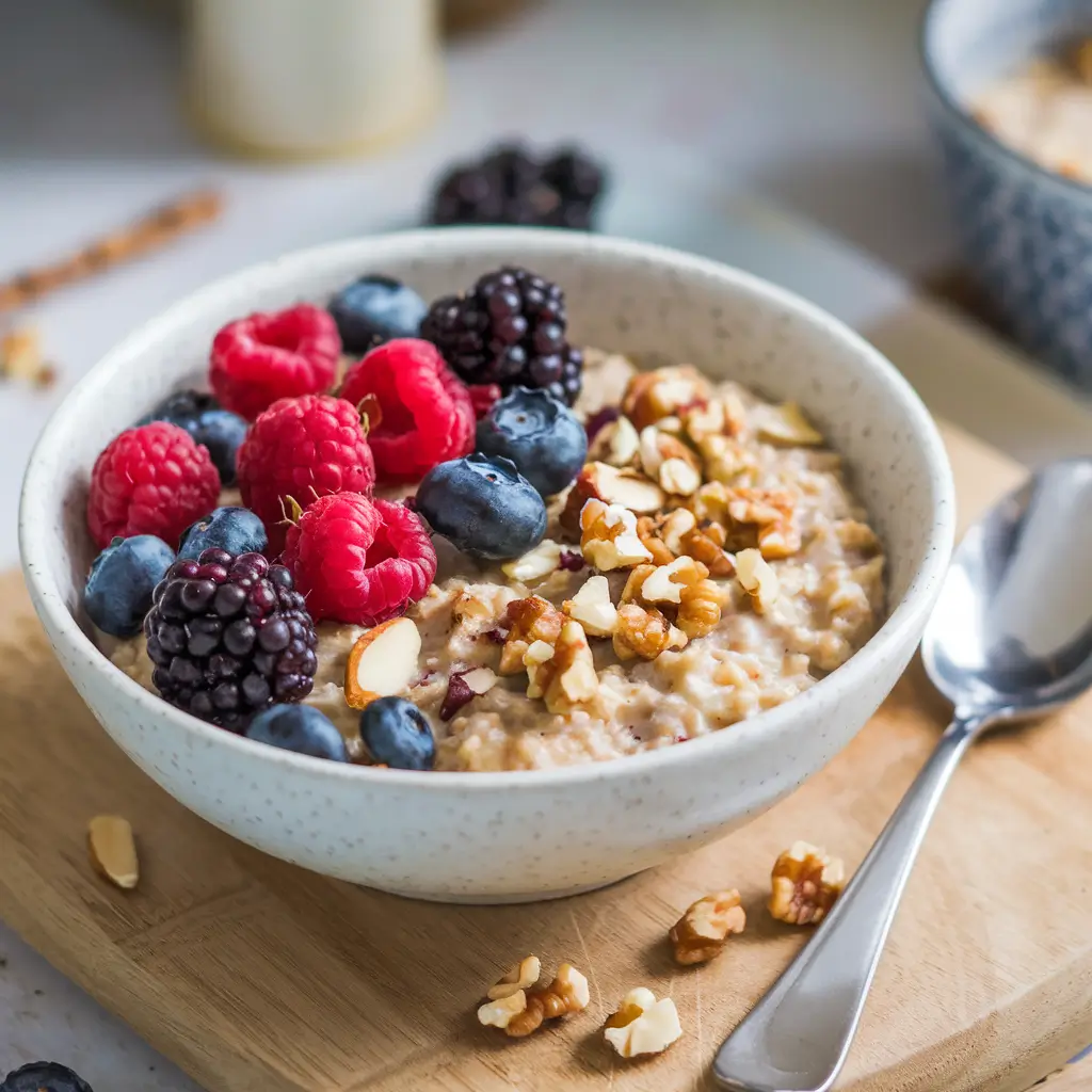 5 Minutes Cinnamon-Spiced Oatmeal