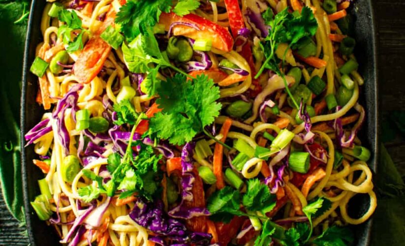 Thai Noodle Salad with Peanut Sauce