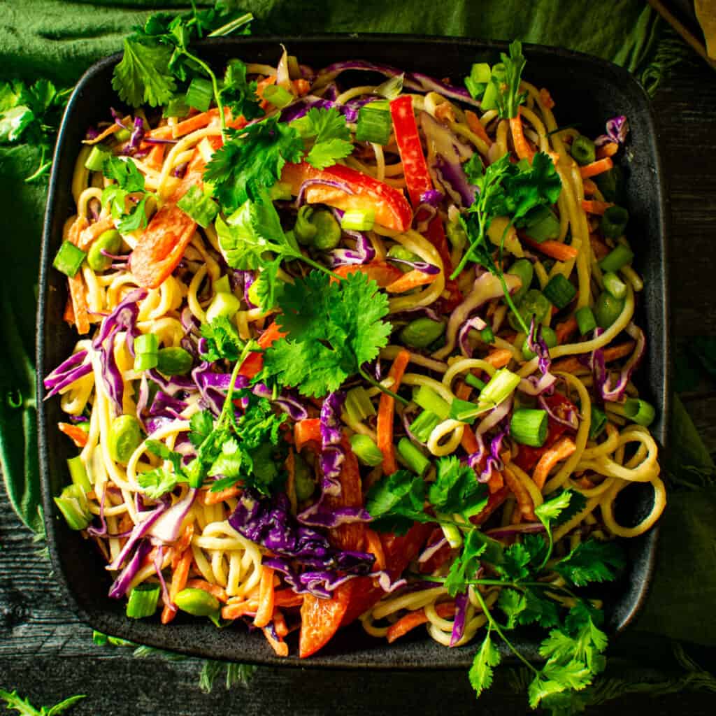 Thai Noodle Salad with Peanut Sauce